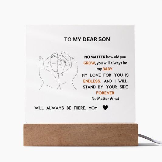 ACRYLIC PLAQUE FOR SONS