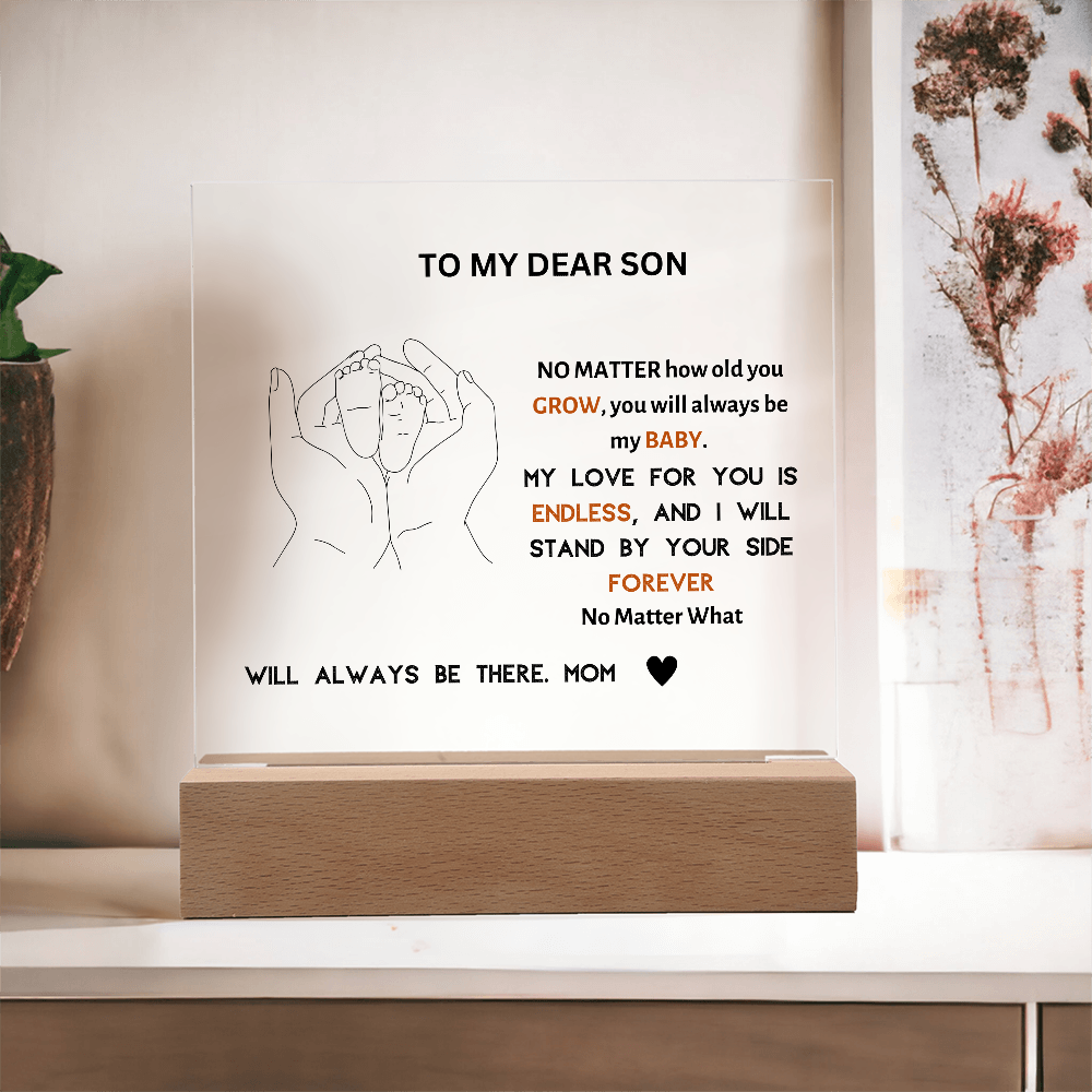 ACRYLIC PLAQUE FOR SONS